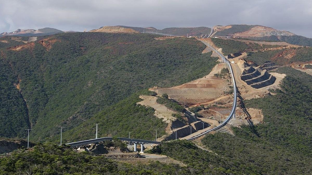 Mise en service Convoyeur Koniambo Nickel de 12 km